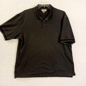 Dunbrooke Polo Shirt Mens Extra Large XL Short Sleeve Gray‎ Golf Howard Miller